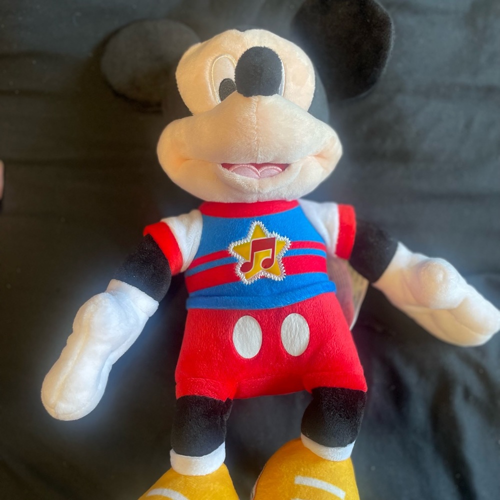 Mickey Mouse Singing Fun 13" Plush Talking Stuffed Toy Doll Disney Junior